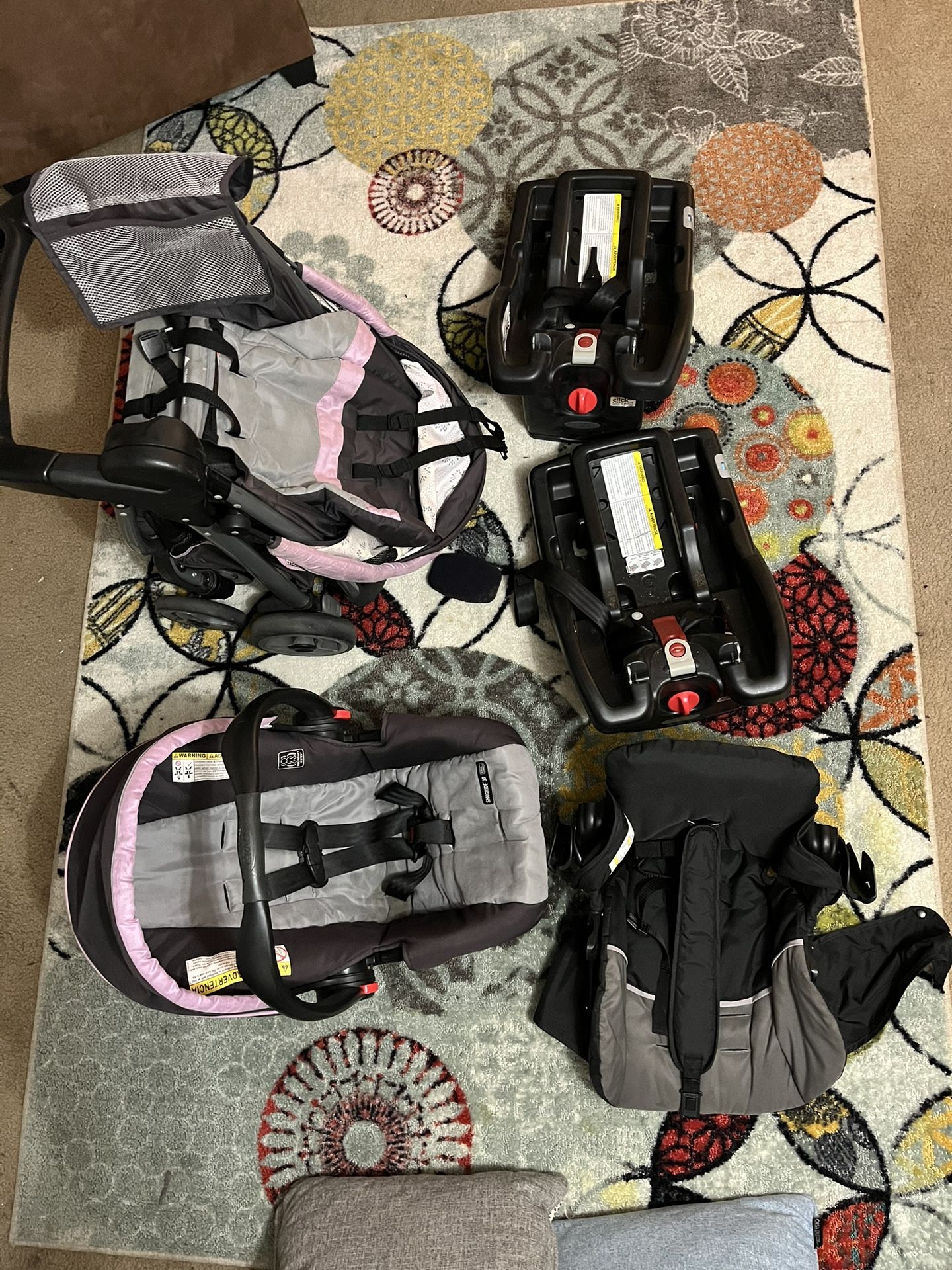 Graco Stroller Car Seat Combo With 2 Car Bases