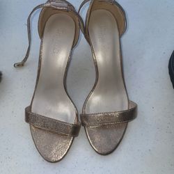 Kitten Heels Rose Gold Size 7.5
