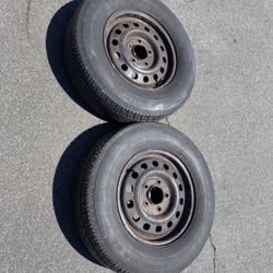 2 - 205/70r14 5x4.5 5x114.3 Stock Ranger Tacoma Accord Wheels Rims Tires 
