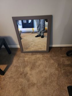 26 × 32 inches wood frame mirror
