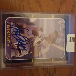 Steve Garvey Autographed 1987 Donruss Card #81 Padres Authentic Encased