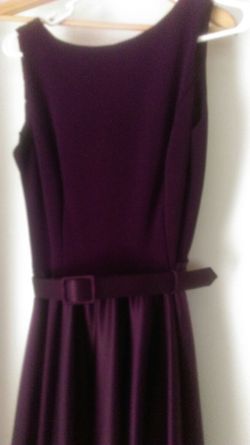 Gorgeous deep plum ladies dress size 10 formal