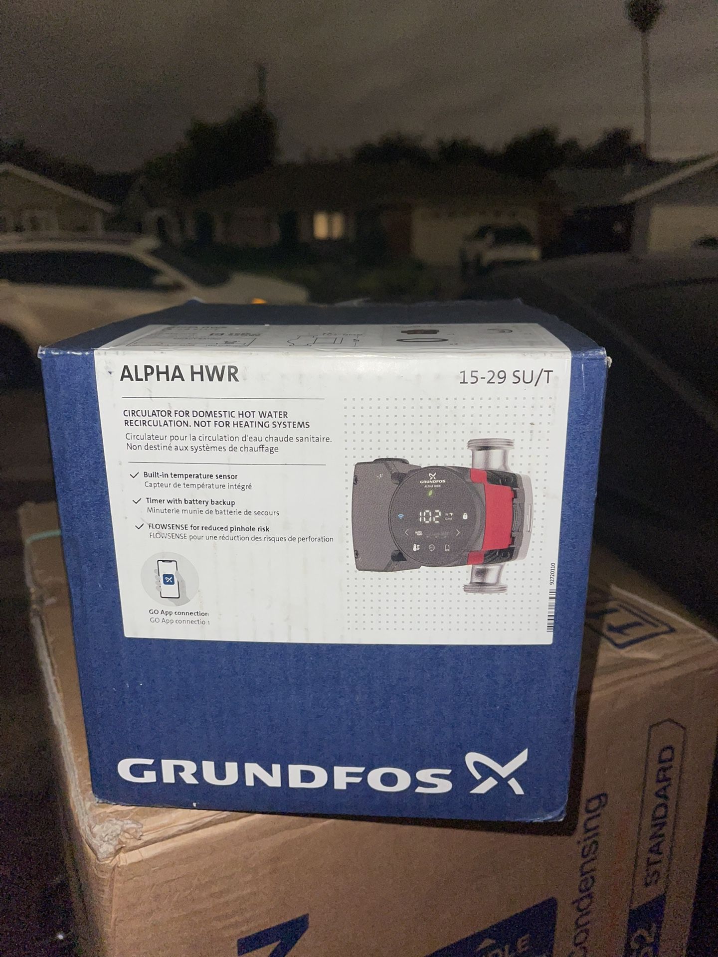 ALPHA HWR 15-29 SU/T High-Efficiency Hot Water ECM Circulator