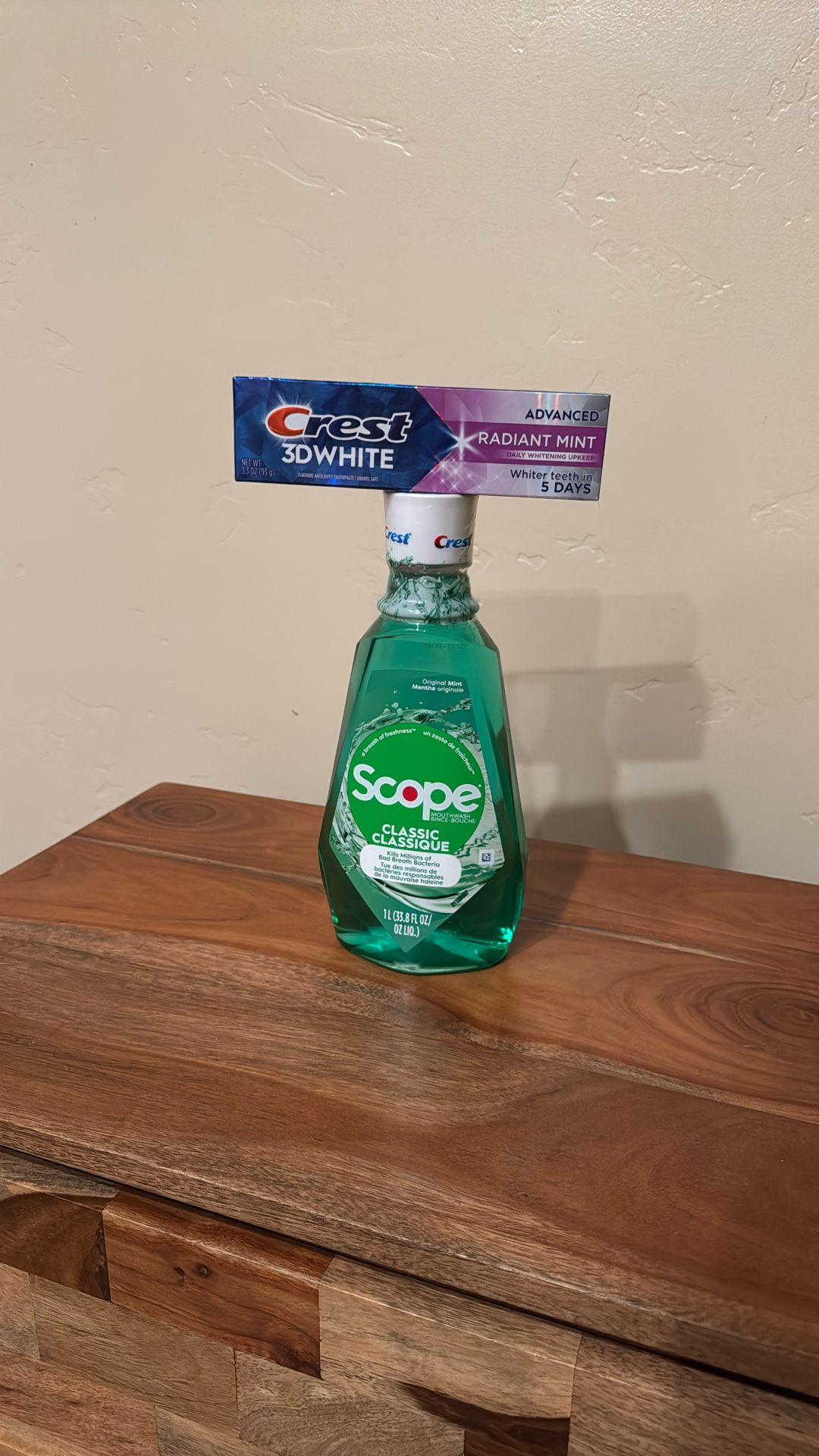 Oral Hygiene Toothpaste And Mouthwash Bundle
