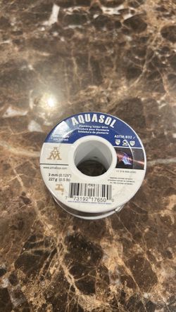 Aquasol Lead-Free Plumbing Solder Wire 0.5 lb