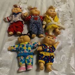 Cabbage Patch Mini Doll Set Of 5