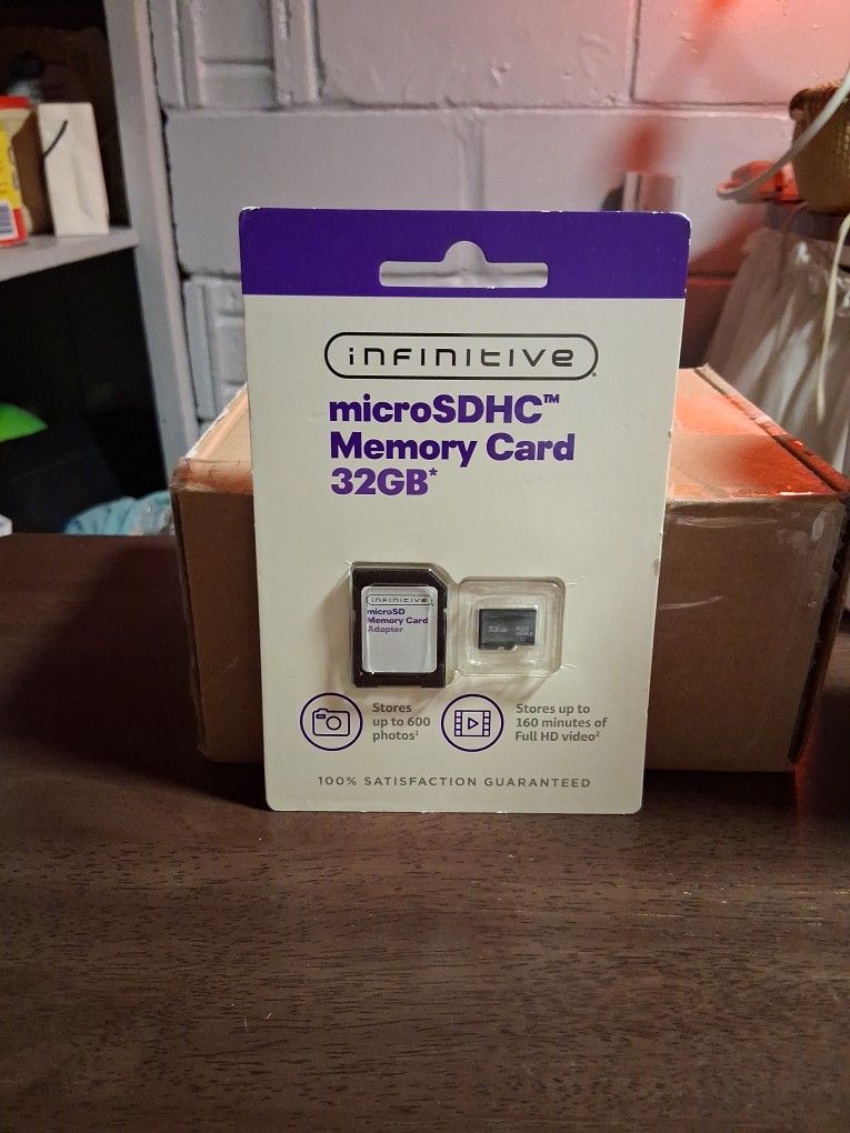 Infinitive Brand New Microsdhc Memory Card 32 Gb Sealed