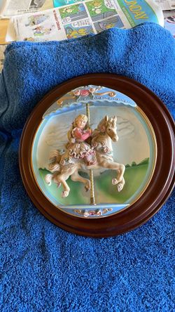 Carousel Daydreams Musical Plate #B13863