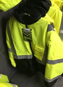 High Visibility waterproof bomber jacket