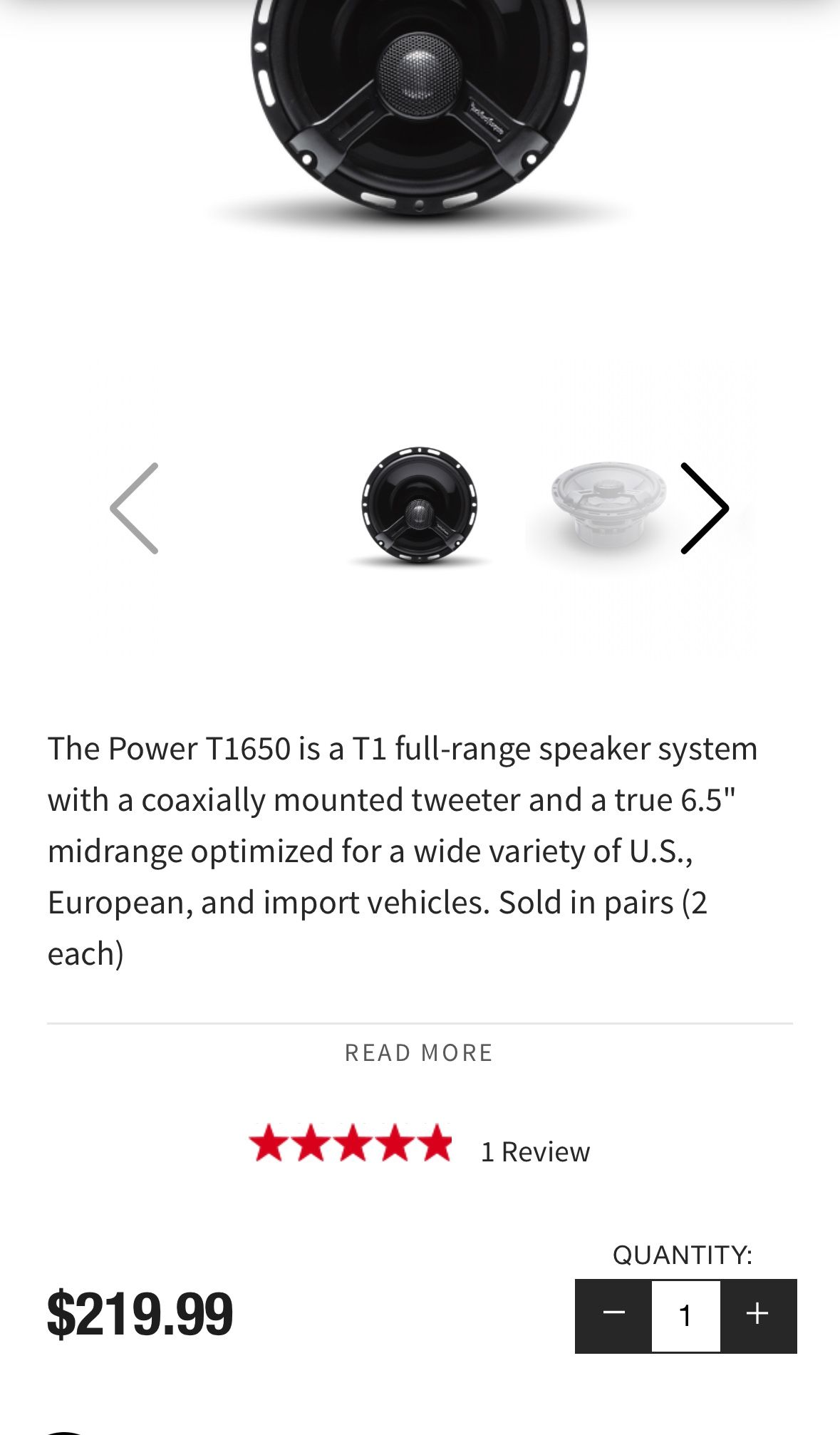 Rockford Fosgate Speakers 6 1/2