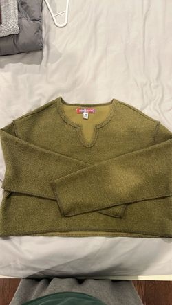 Urban Outfitters Olive Green Knit Sweater - XS