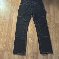 Young & Reckless Black Carpenter Jeans 