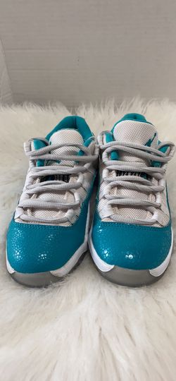 Nike Air Jordan Retro XI 11 Low Aqua Safari Snakeskins Gp 580522-143 PS Size 13 C