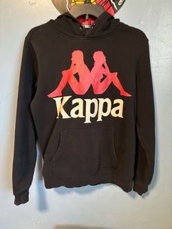 Kappa hoodie red and black