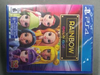 PS4  PS5 Upgrade Available...  RAINBOW  HIGH Runway Rush GAME