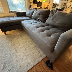 Grey Sectional Couch 