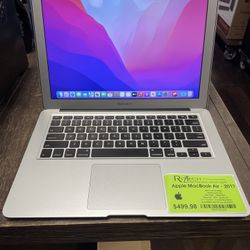 2017 Apple MacBook Air i5 8GB RAM 128GB SSD macOS Montgomery Webcam WiFi Bluetooth 13.3”