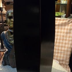Large Black Pillar Candle.holder