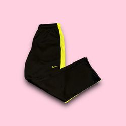 Vintage Nike Therma-FIT Wide Leg Sweatpants black volt Men’s XL 646676-011