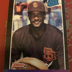 1989 Donruss Sandy Alomar San Diego Padres #28 Baseball Card No.error