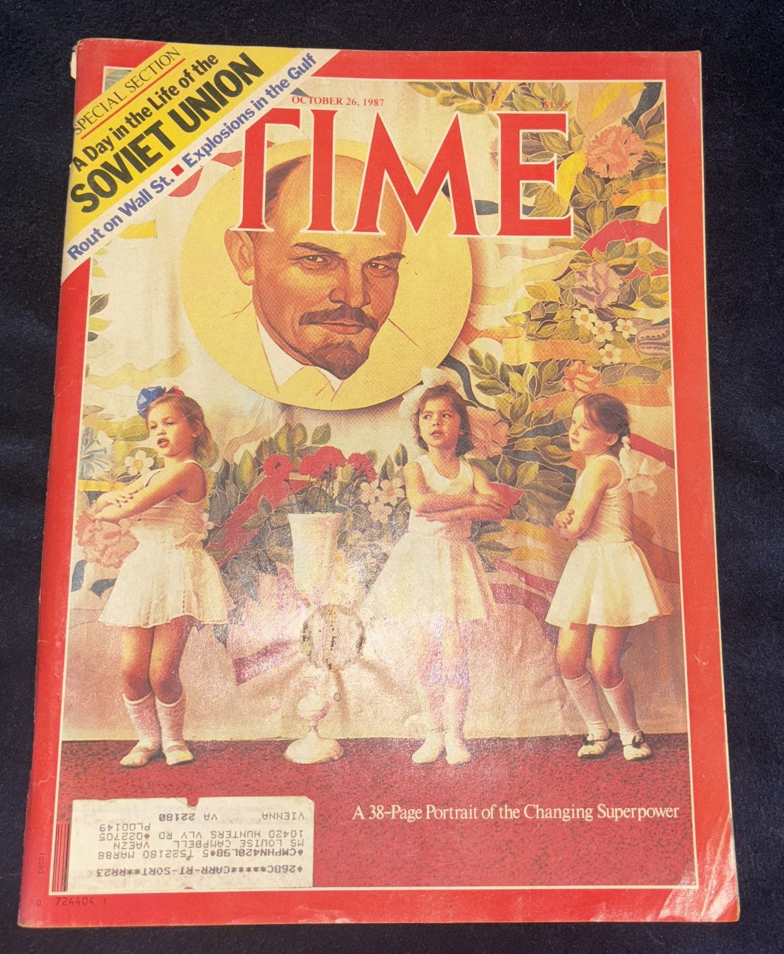 Vintage Time Magazine ( October,1987 Issue)