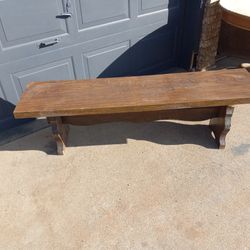 2 Benches And 70x40 Inch Table 