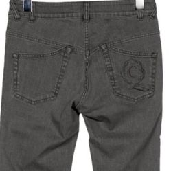 Alexander McQueen 2010 Straight leg Jeans Grey Mid Rise Jeans Womens Sz 38 / 24