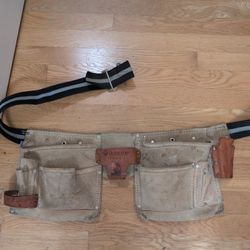 Rooster Leather Adjustable Tool Belt