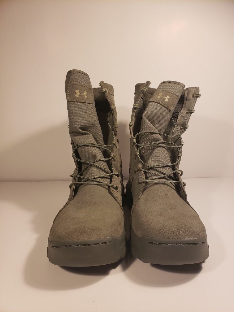 Under Armour Fnp Military and Tactical Boots- Sage 1287352-385 Size 12