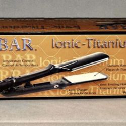 New flat iron Barbar 2” Ionic- Titanium plates 