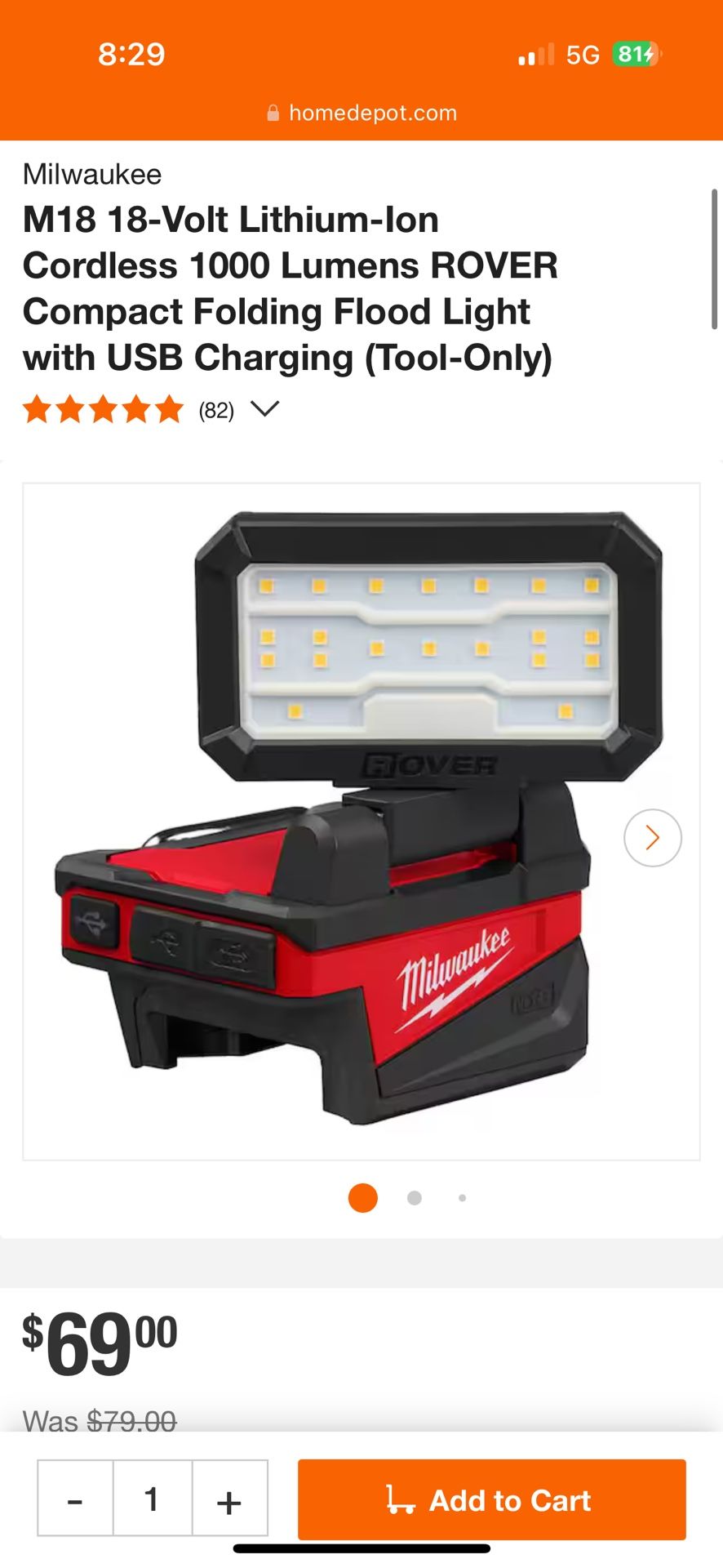 Milwaukee Lights And Tools
