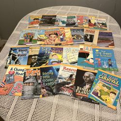 30 Grade 5 leveled Readers Children Books LOT Reading Homeschool Harcourt