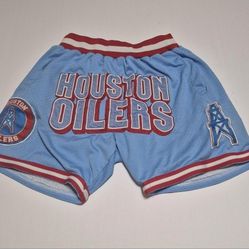 Houston Oilers Blue Shorts Size Xs Retro Young Kings