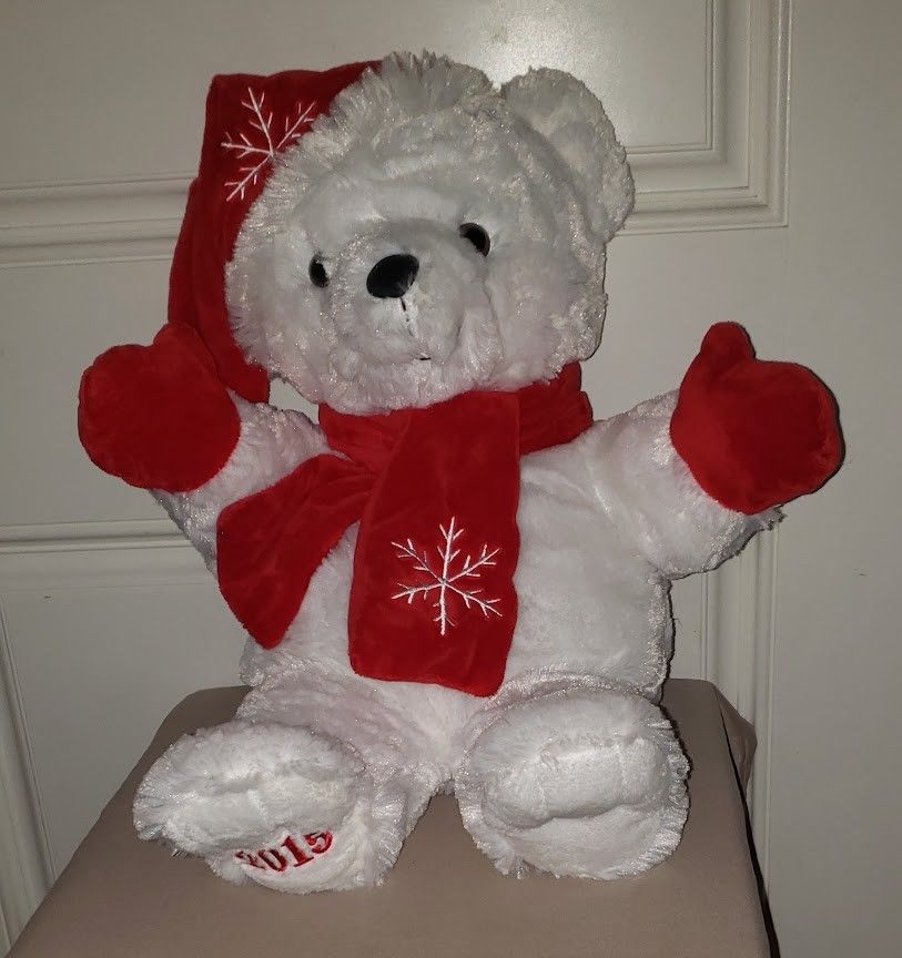 2015 DanDee Snowflake 20" Christmas/Holiday Teddy Bear Plush Stuffed Animal