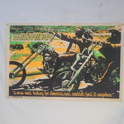 1970 Easyrider Blacklight Poster