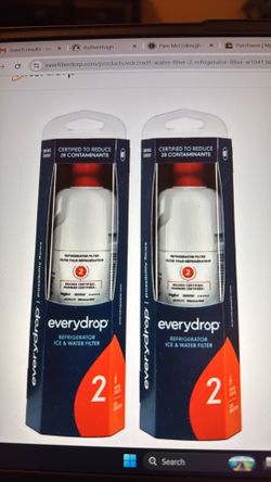 Everydrop Refrigerator water filters EDR2RXD1