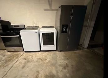 Laundry washer and dryer,stove, refrigerator