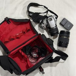 Canon Rebel XTi Body w/ 18–55mm kit lens