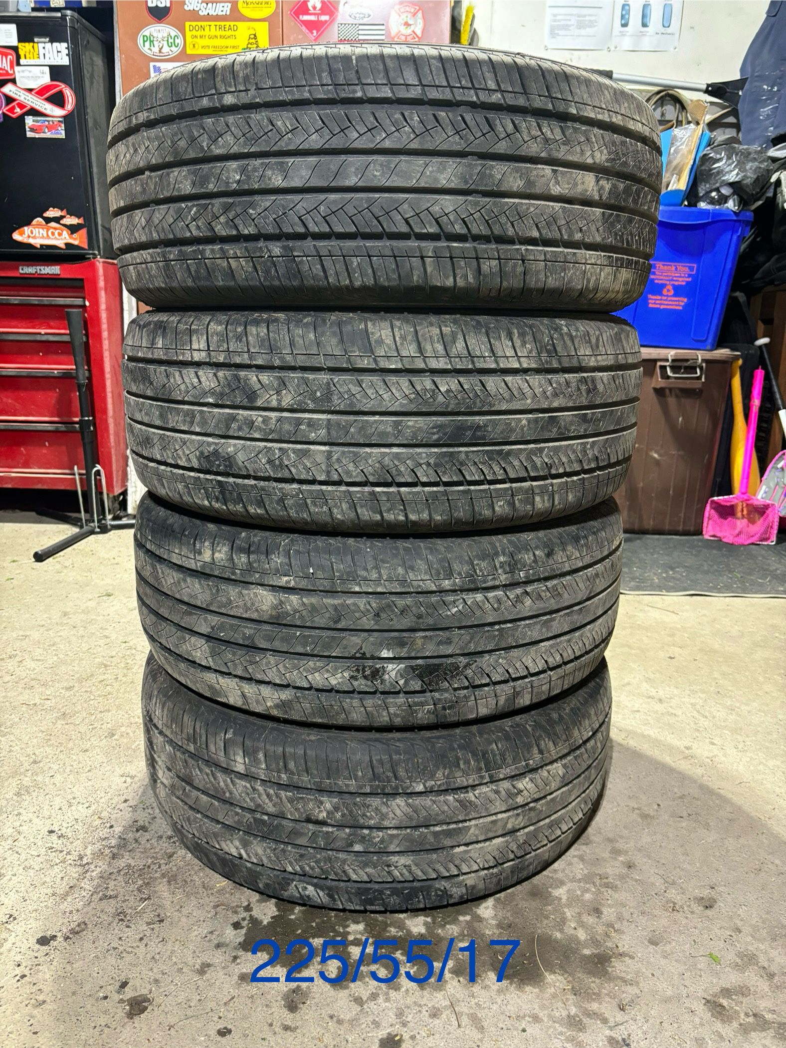 (4) - 225/55/17 Westlake SA07 Sport Radial Tires