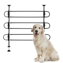 PetSafe Happy Ride Metal Dog Barrier, Pet Gate Vehicle Divider for Cars, Minivans & SUVs