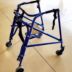 Child / Youth Folding Walker Transport Wheelchair 