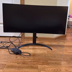 LG 34WR55QK-B 34-inch UltraWide Monitor 