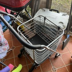 Milwaukee 3-wheel Steel Shopping Cart 