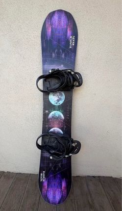 Never Summer Snowboard and Bindings