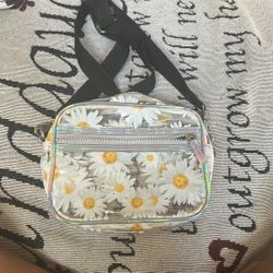 Cute Clear Flower Purse 
