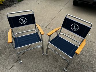 Boat chairs dock marine