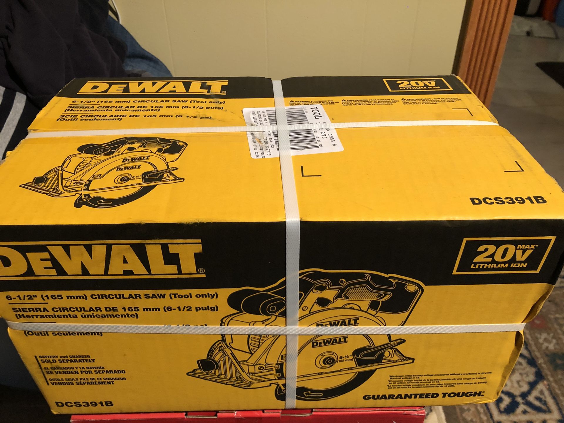 Brandnew Dewalt cordless 20v Max circular Saw