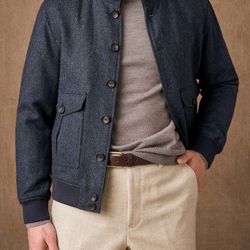 Spier And Mackay Wool Bomber Jacket Size 40