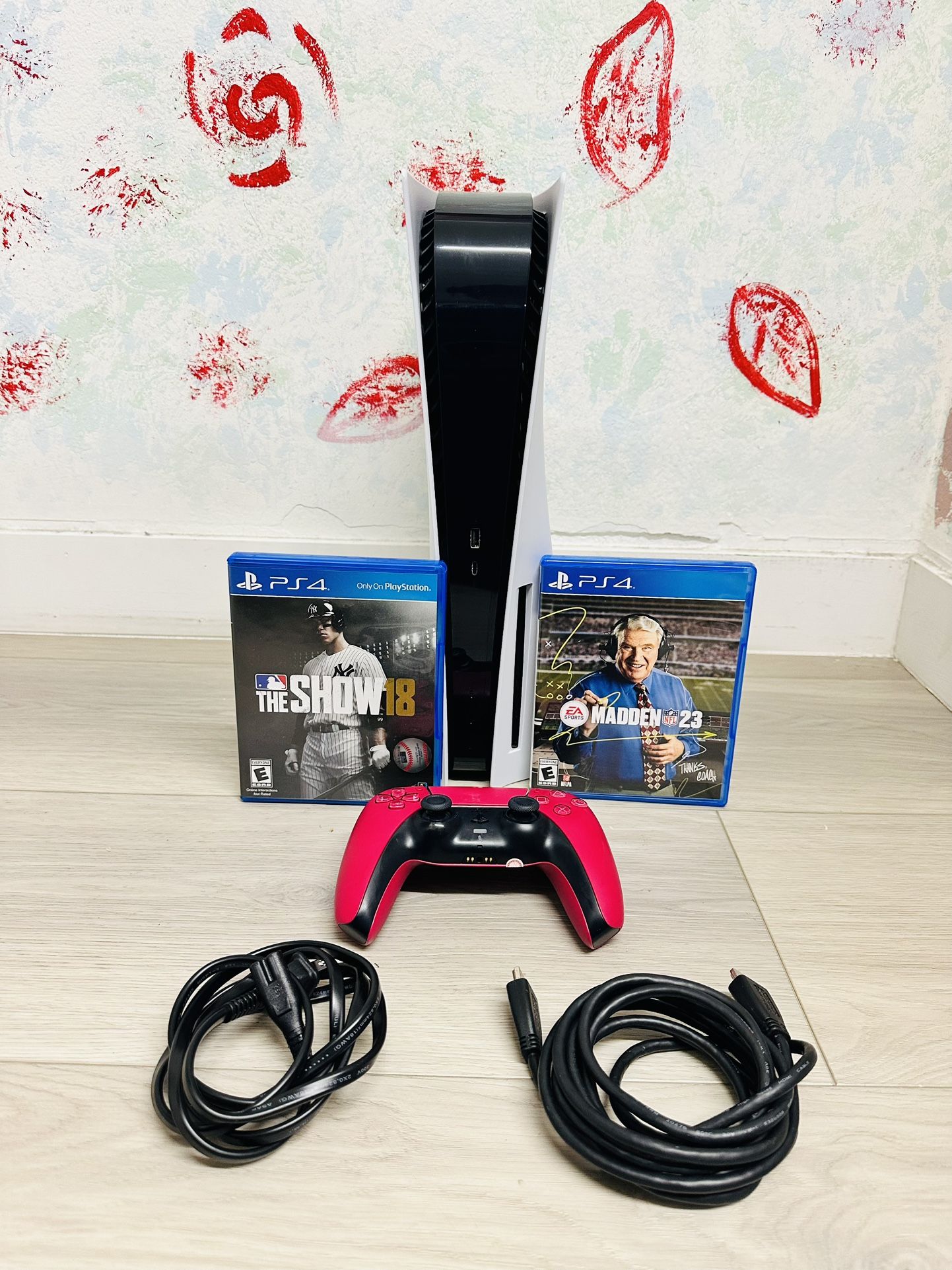 Sony PlayStation 5 - 825GB , Bonus 2 Games ( Used Very New )