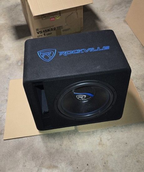 2000w 2ohm 15inch Rockville Subwoofer New